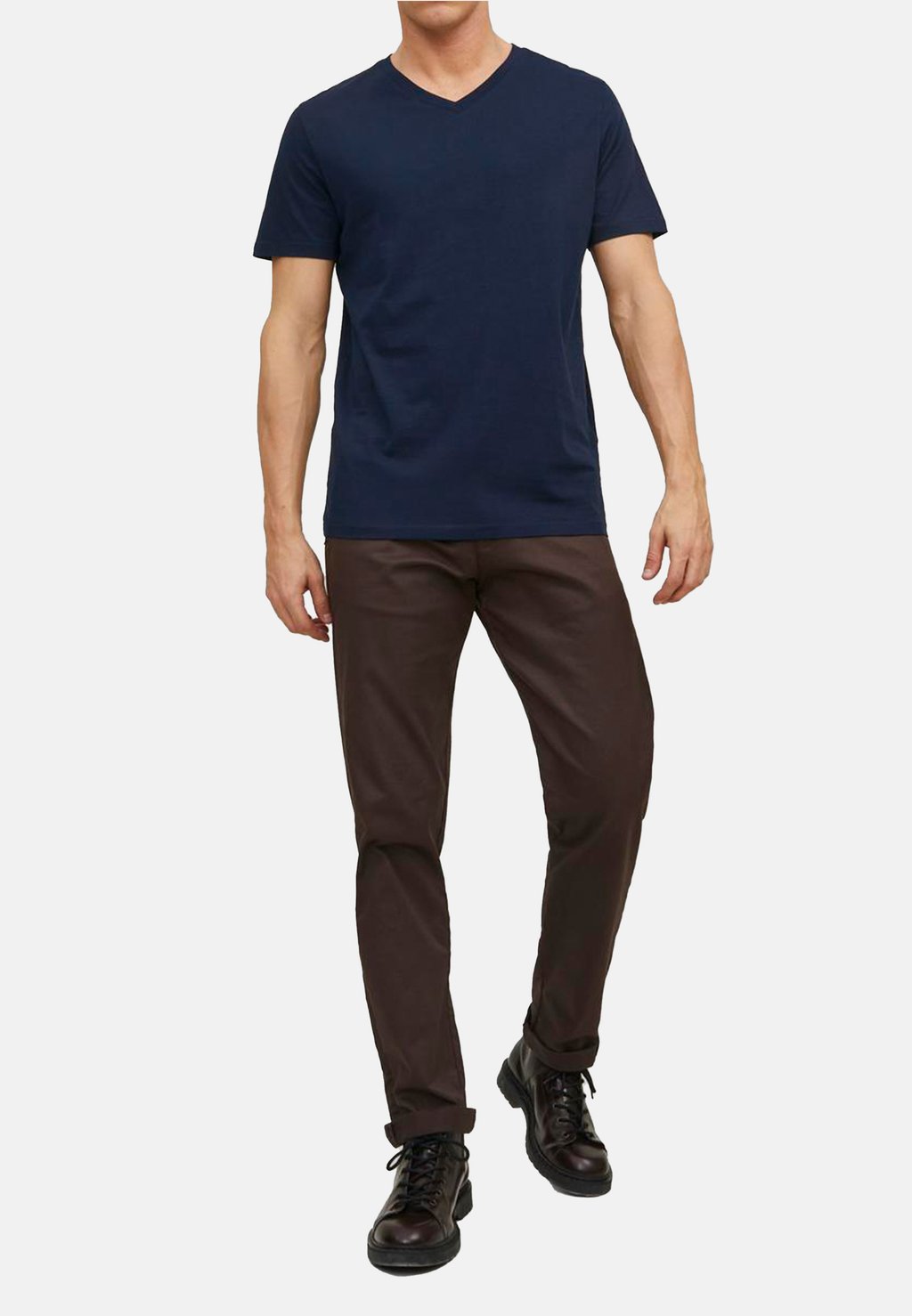 

Базовая футболка 3ER PACK Jack & Jones, темно-синий