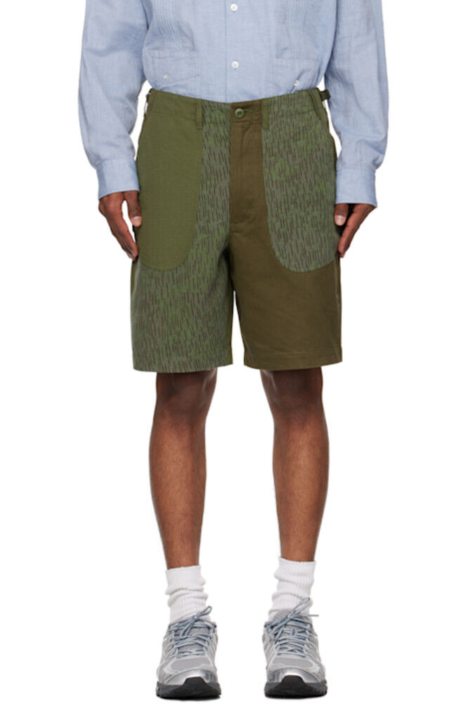 

Шорты-бордюры Khaki 6086 Upcycled Fixed Deck Maharishi