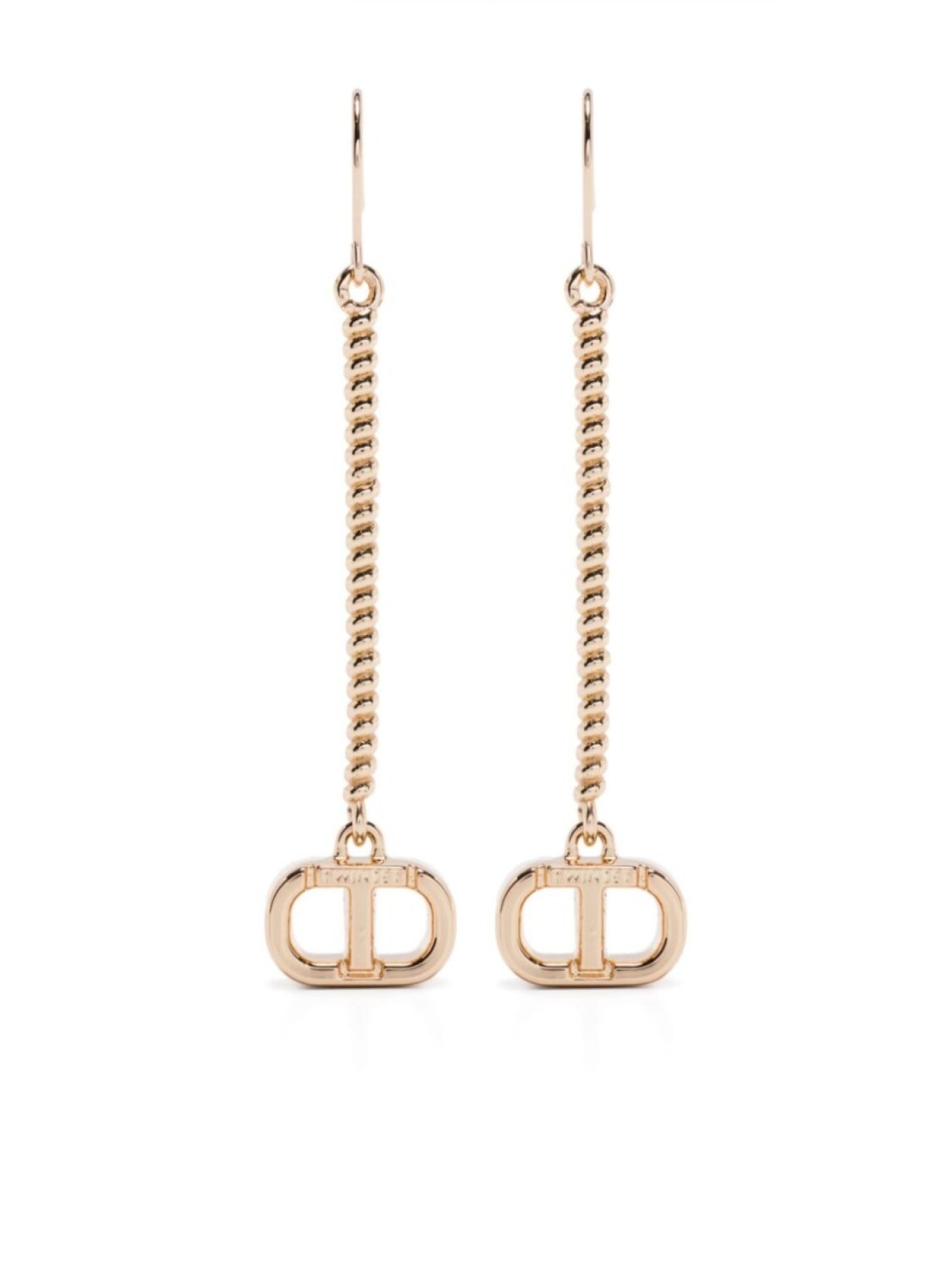 

Серьги Oval T TWINSET, золотой