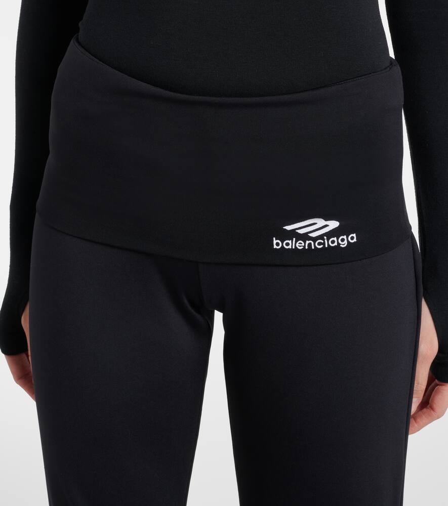 Технические леггинсы 3B Sports Icon Balenciaga, Washed Black/White — фото 4