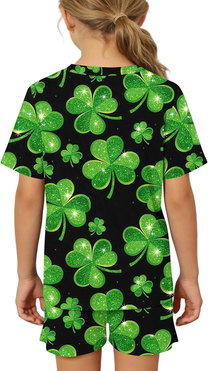 Детский спортивный костюм V-neck Zzalalana, армейский зеленый — фото 2