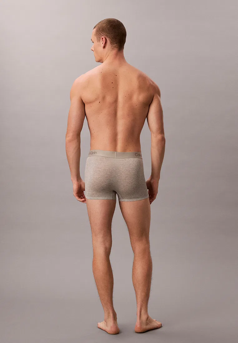 Трусы, 3 штуки, Ultra Soft, Calvin Klein, черный/серый — фото 3