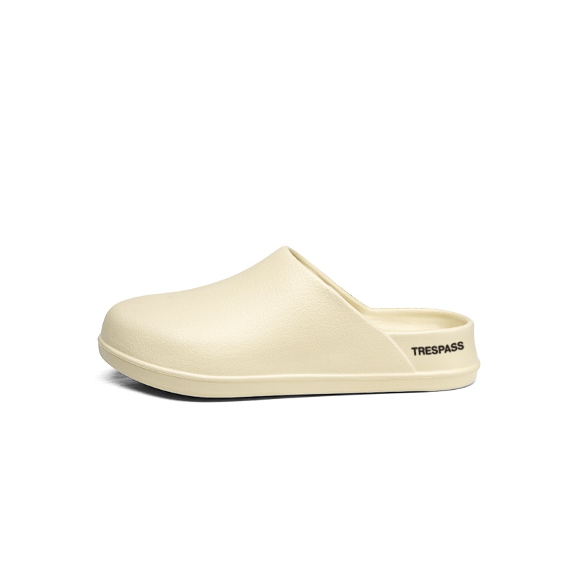 

TRESPASS Резиновая подошва бесшумные устойчивые к запаху износостойкие нескользящие закрытые тапочки унисекс серые, цвет Gray