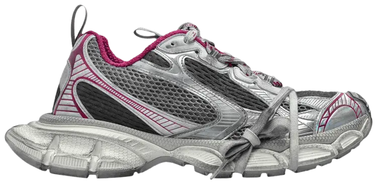 Кроссовки Balenciaga Wmns 3XL Sneaker 'Worn-Out - Grey Pink', серый
