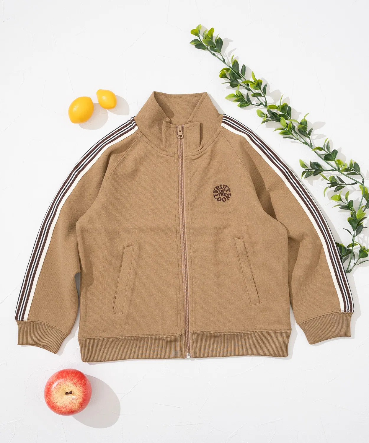 Детская спортивная куртка Fruit of the Loom бежевая