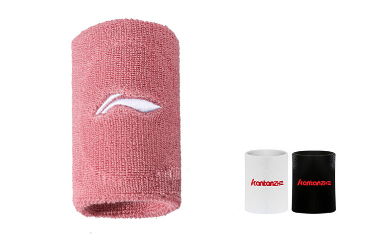 

LINING Теннисные баскетбольные напульсники дышащие термозащитные black/white cotton