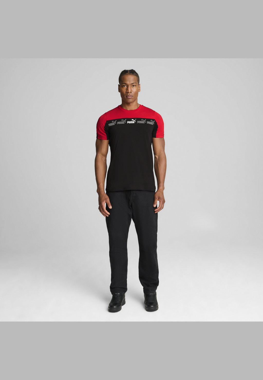 

Футболка с принтом AROUND THE BLOCK Puma, красный