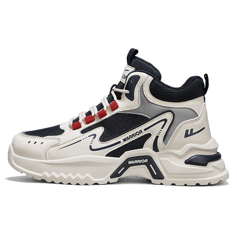 

Кроссовки мужские Lifestyle Shoes Men High-Top Warrior, бежевый/черный