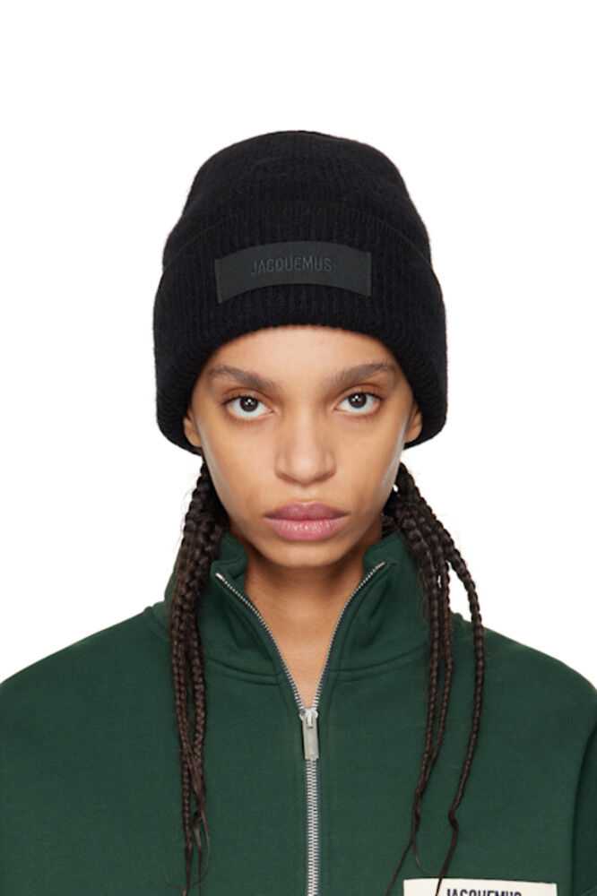 

Черная шапка «The Gros Grain» JACQUEMUS