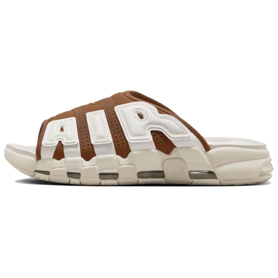 

Шлепанцы Air More Uptempo унисекс коричневые/белые Nike