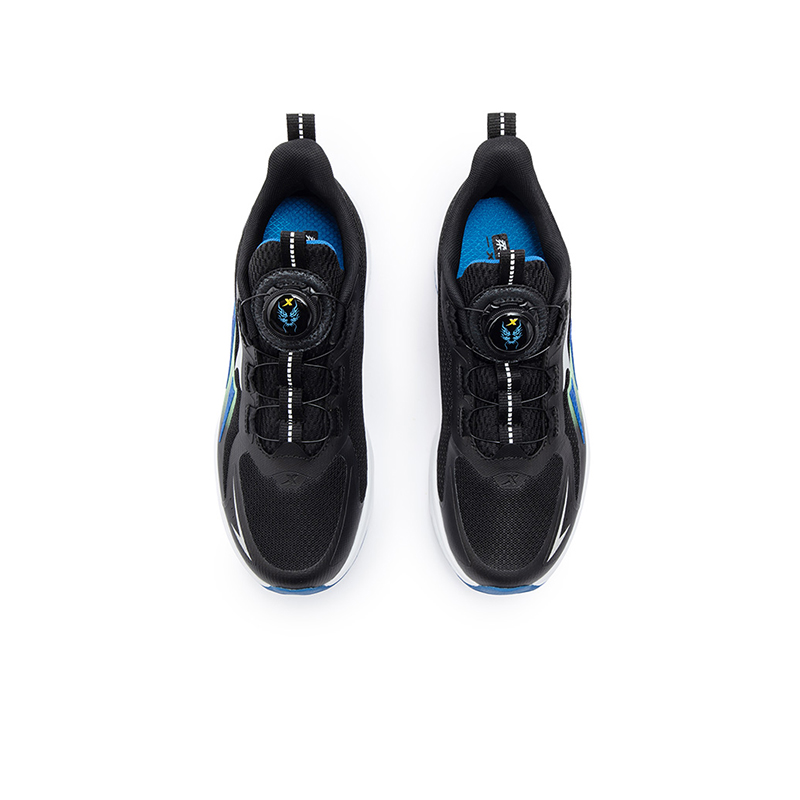 XTEP Кроссовки для бега Dragon Wing Cushioning, износостойкие, черные, детские — фото 4