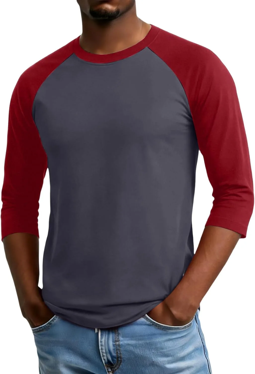 

Футболка Baseball Tee Raglan двухцветная lopmou