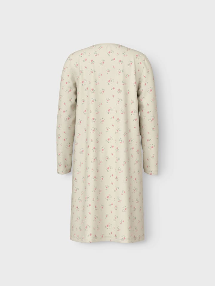 Ночная рубашка с длинными рукавами NKFNIGHTGOWN FLOWER в цвете горлица name it — фото 2