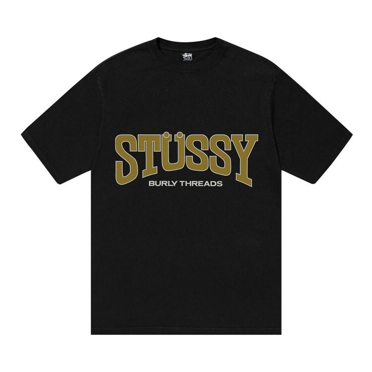 

Футболка Stussy Burly Threads Tee, черный