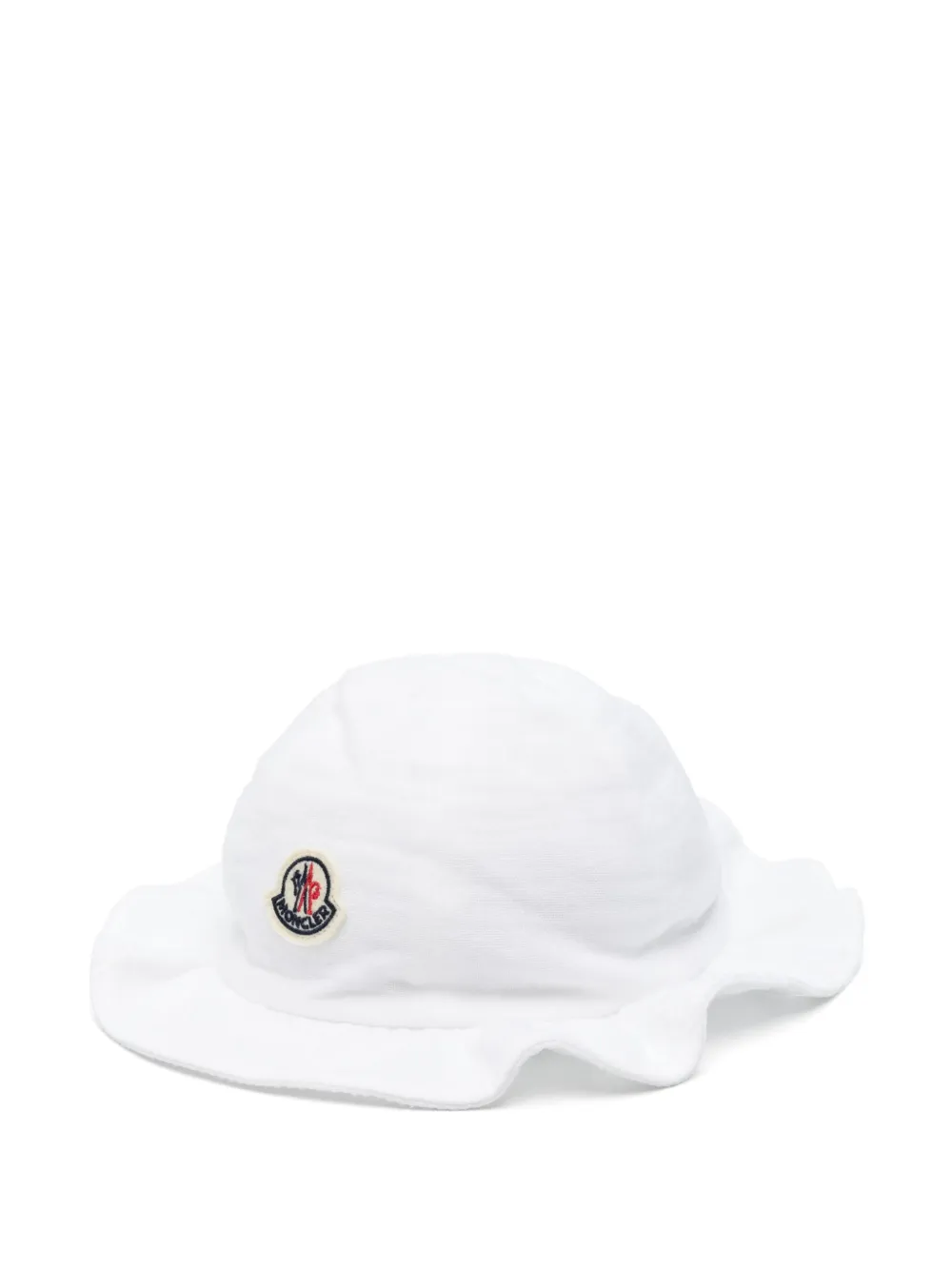 

Панама с нашивкой-логотипом Moncler Enfant, белый