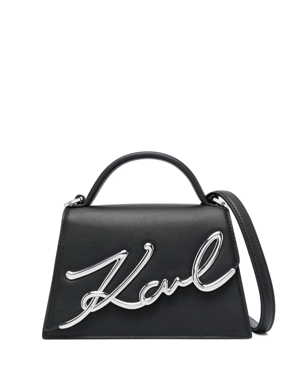

Сумка через плечо Signature KARL LAGERFELD, черный