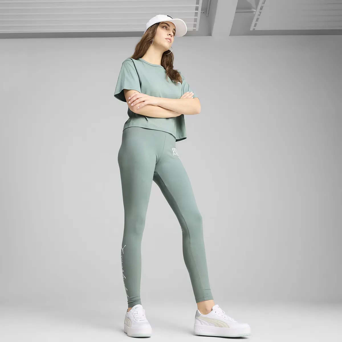 

Женские леггинсы с высокой талией PUMA CLASS Леггинсы Puma, зеленый
