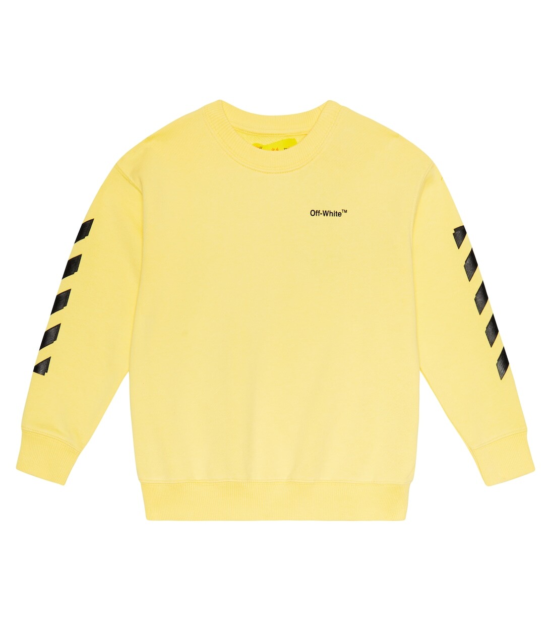 

Толстовка из хлопка с логотипом Off-White, белый