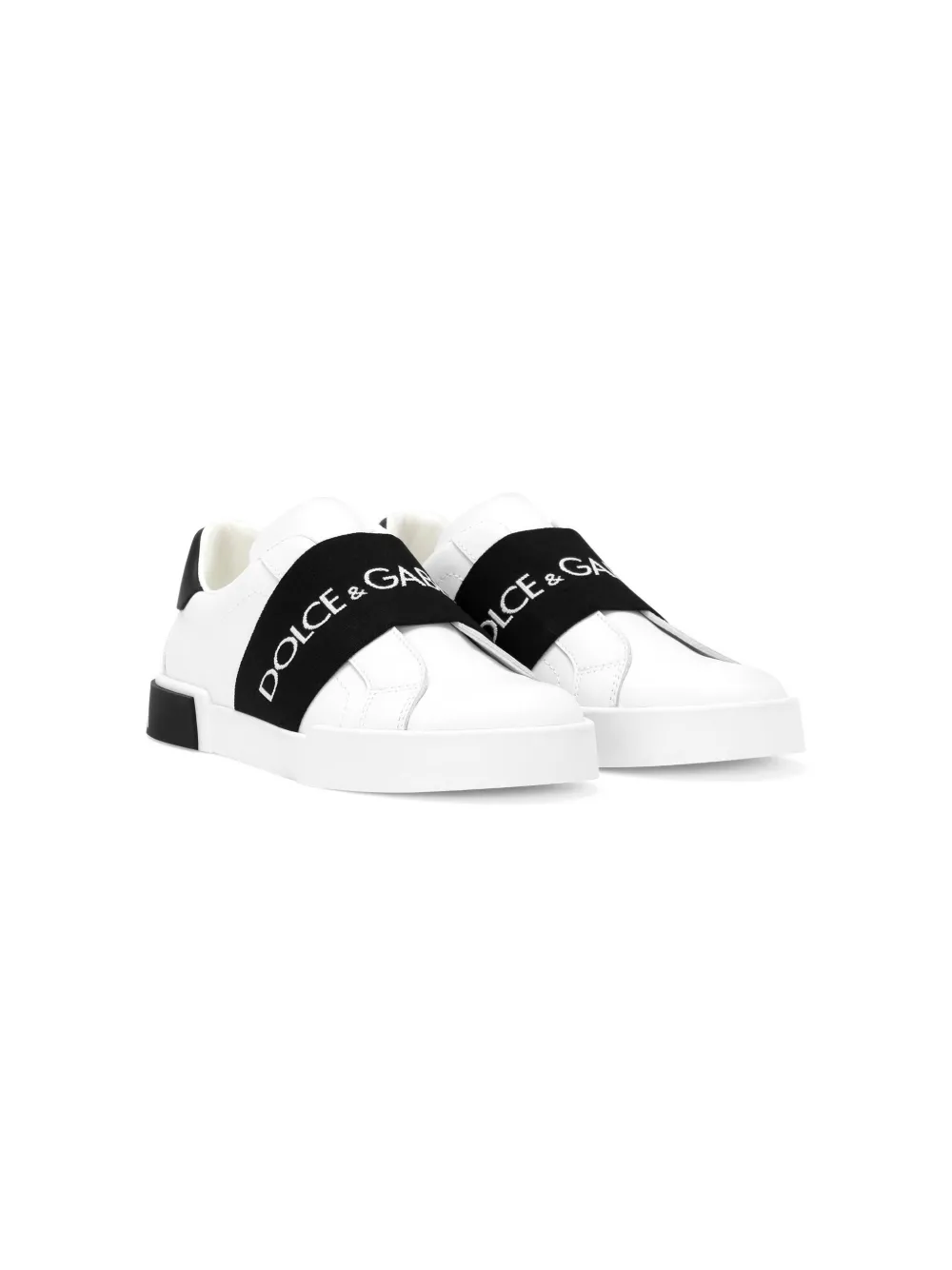

Слипоны Portofino Dolce & Gabbana Kids, белый