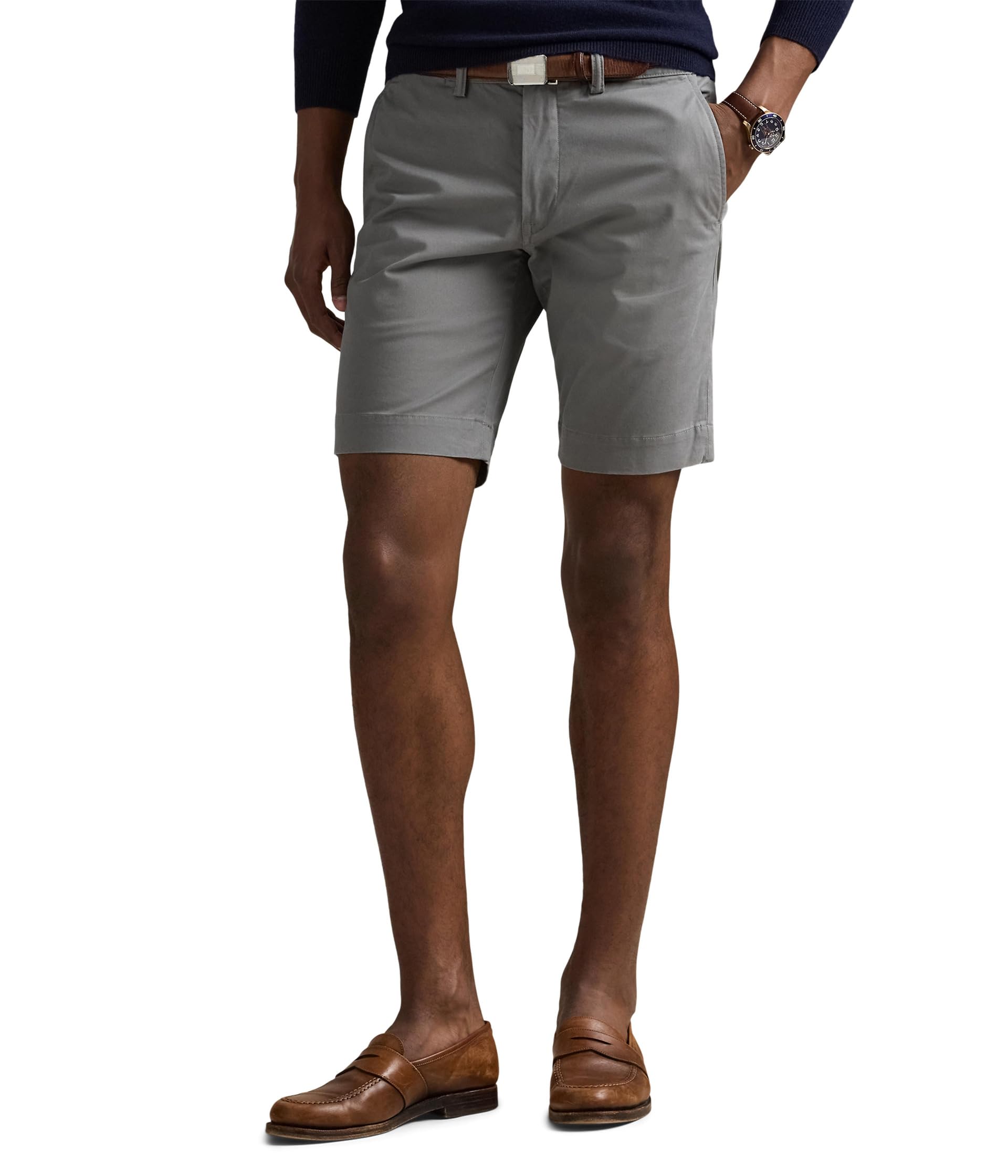 

Шорты Polo Ralph Lauren 9.5" Stretch Slim Fit Shorts, цвет Perfect Grey