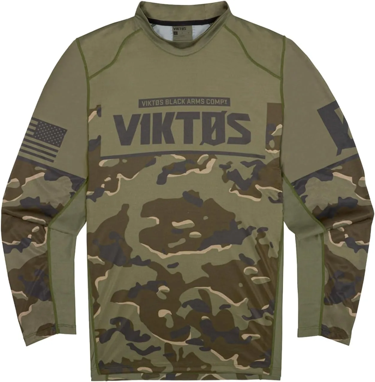 

VIKTOS Men's Range Trainer Sunblock Jersey — легкая дышащая рубашка с длинным рукавом и устойчивым к выцветанию принтом
