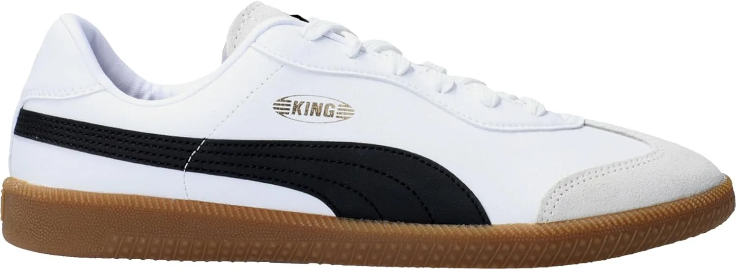 Кроссовки PUMA King 21 для тренировок и фитнеса, унисекс, белый/черный — фото 2