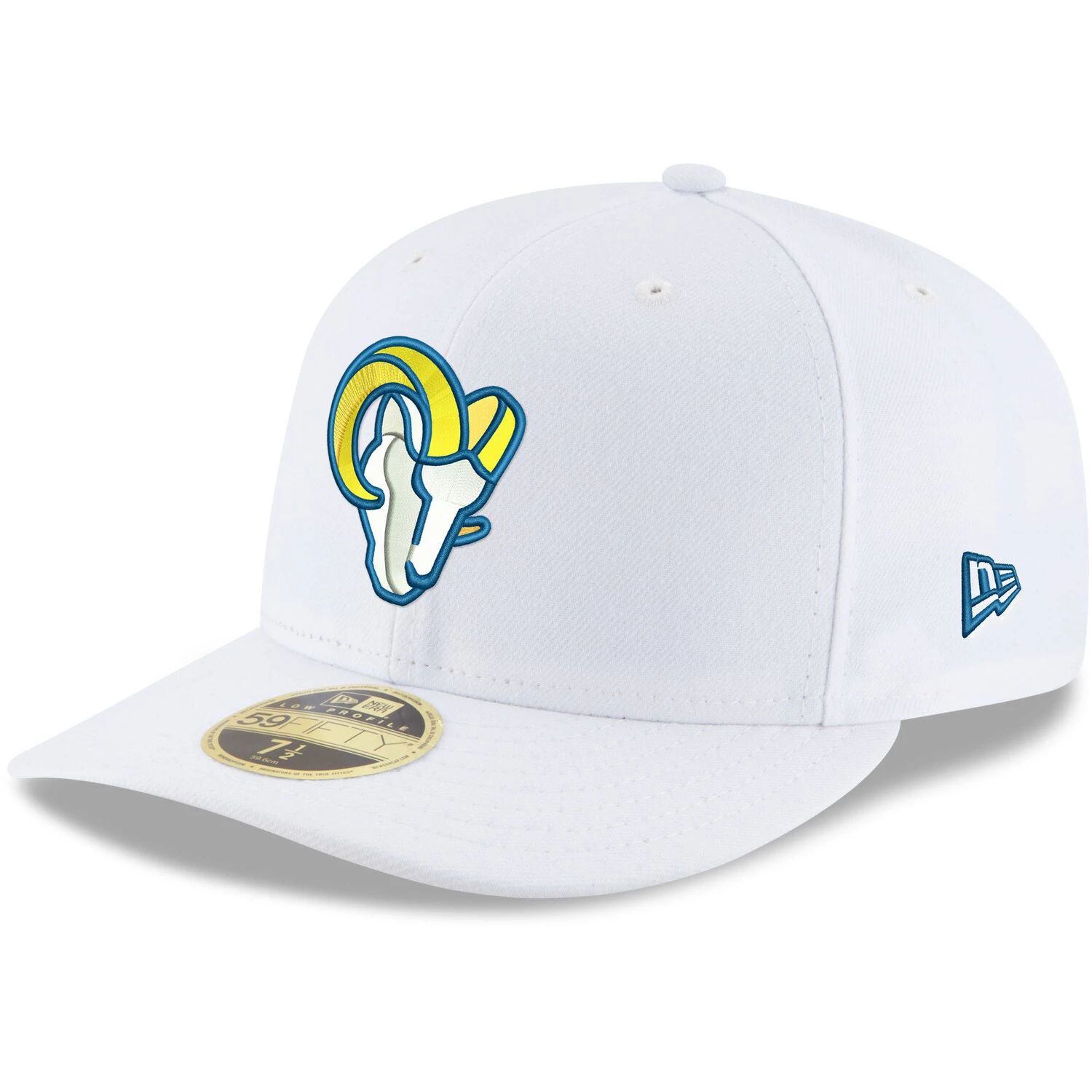 

Мужская облегающая шляпа New Era White Los Angeles Rams с альтернативным логотипом Omaha Low Profile 59FIFTY