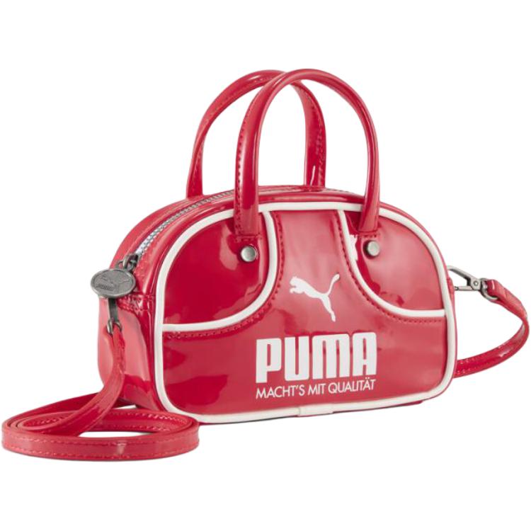 

PUMA Сумка боулинг с серебряной фурнитурой, Red