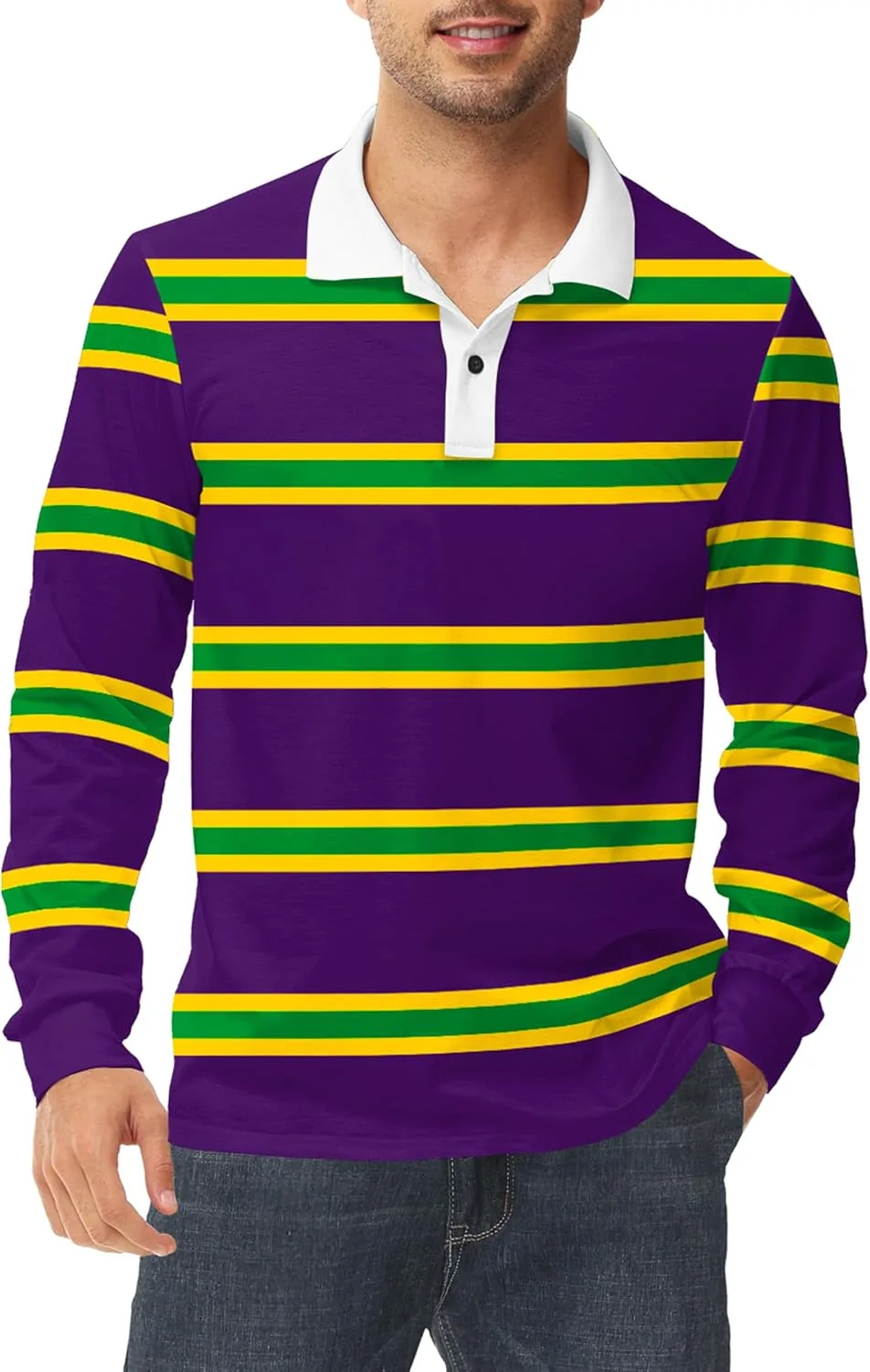 

Футболка AOBUTE мужская Fat Tuesday с длинным рукавом