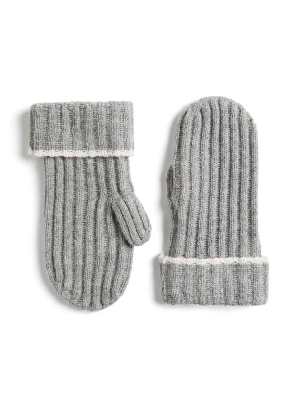 

Кашемировые перчатки Brunello Cucinelli Kids, серый