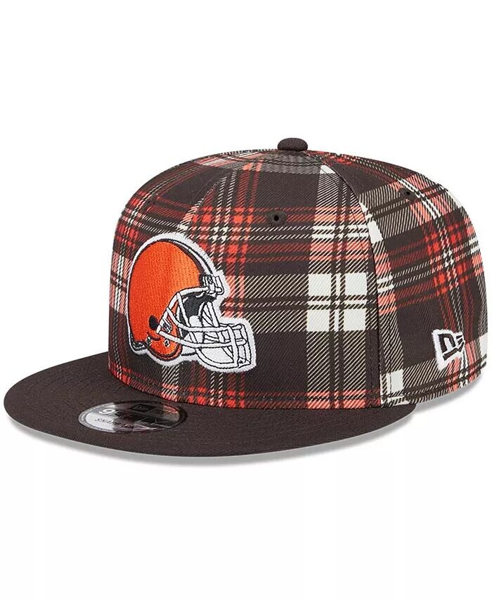 

Мужская коричневая кепка Snapback Cleveland Browns 2024 Sideline Statement 9FIFTY New Era, коричневый