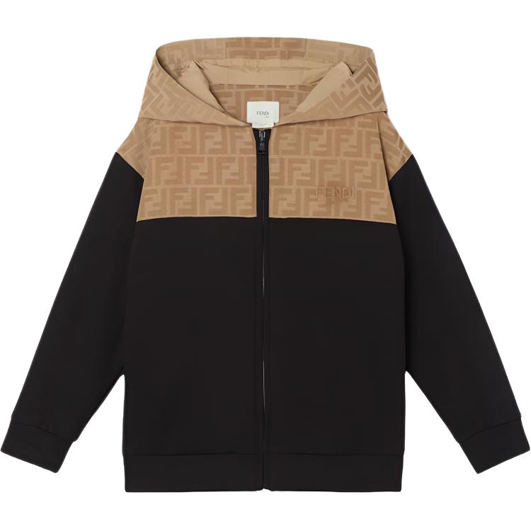 Детские худи с капюшоном Moderate FENDI, черный