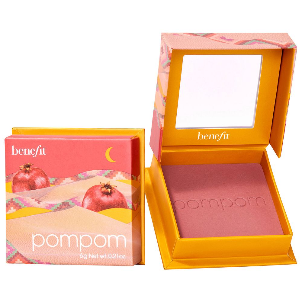 

Benefit Cosmetics Мягкие шелковистые пудровые румяна, цвет Pompom