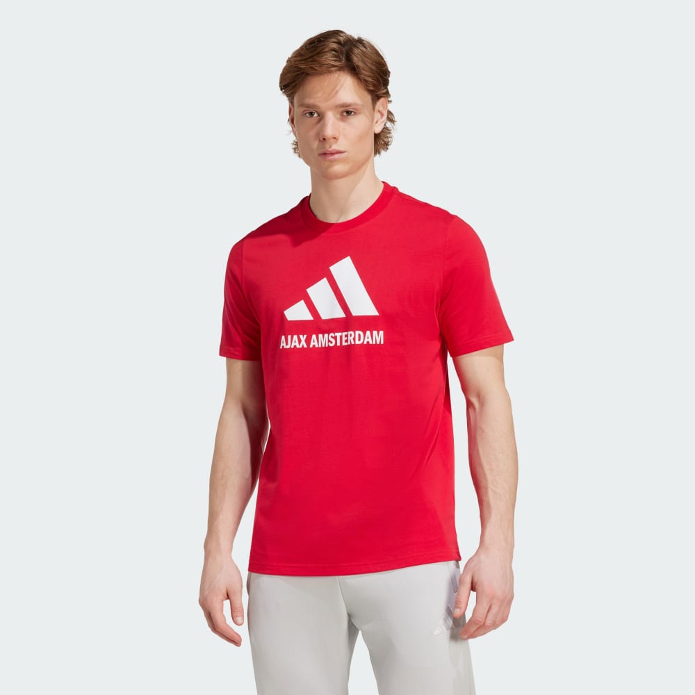 

Футболка Adidas Ajax Amsterdam Seasonal Graphic Tee, цвет Bold Red