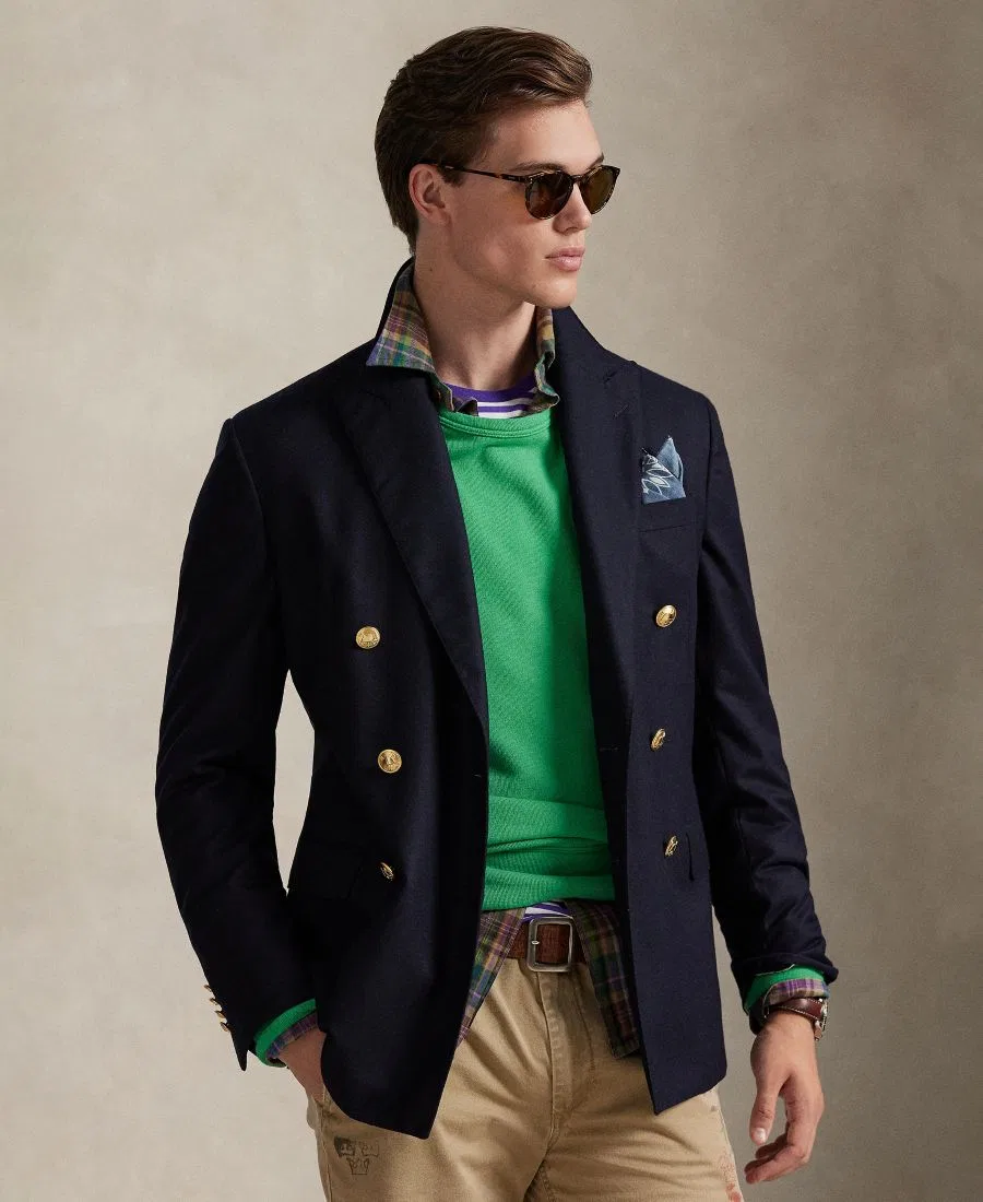 Мужская толстовка с длинными рукавами и круглым вырезом Polo Ralph Lauren, Summer Emerald — фото 3