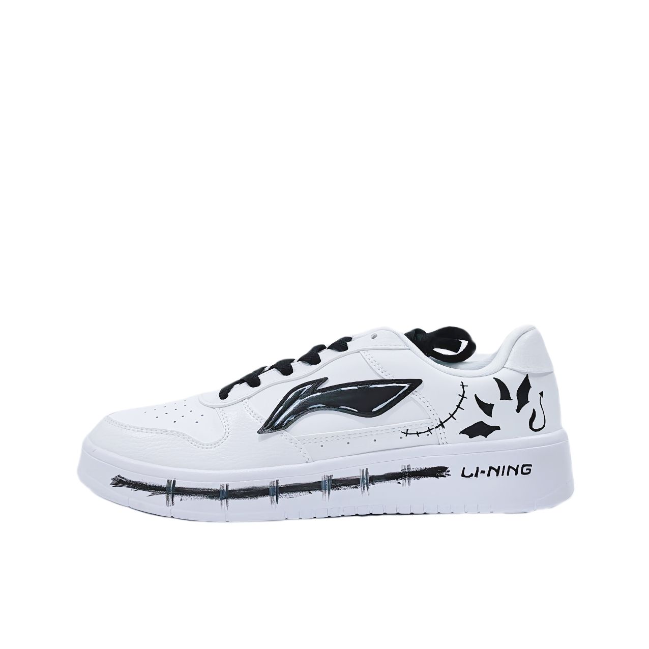 

Понтонные лодки износостойкие и легкие низкие кроссовки Skateboard Shoes мужские LINING, белый