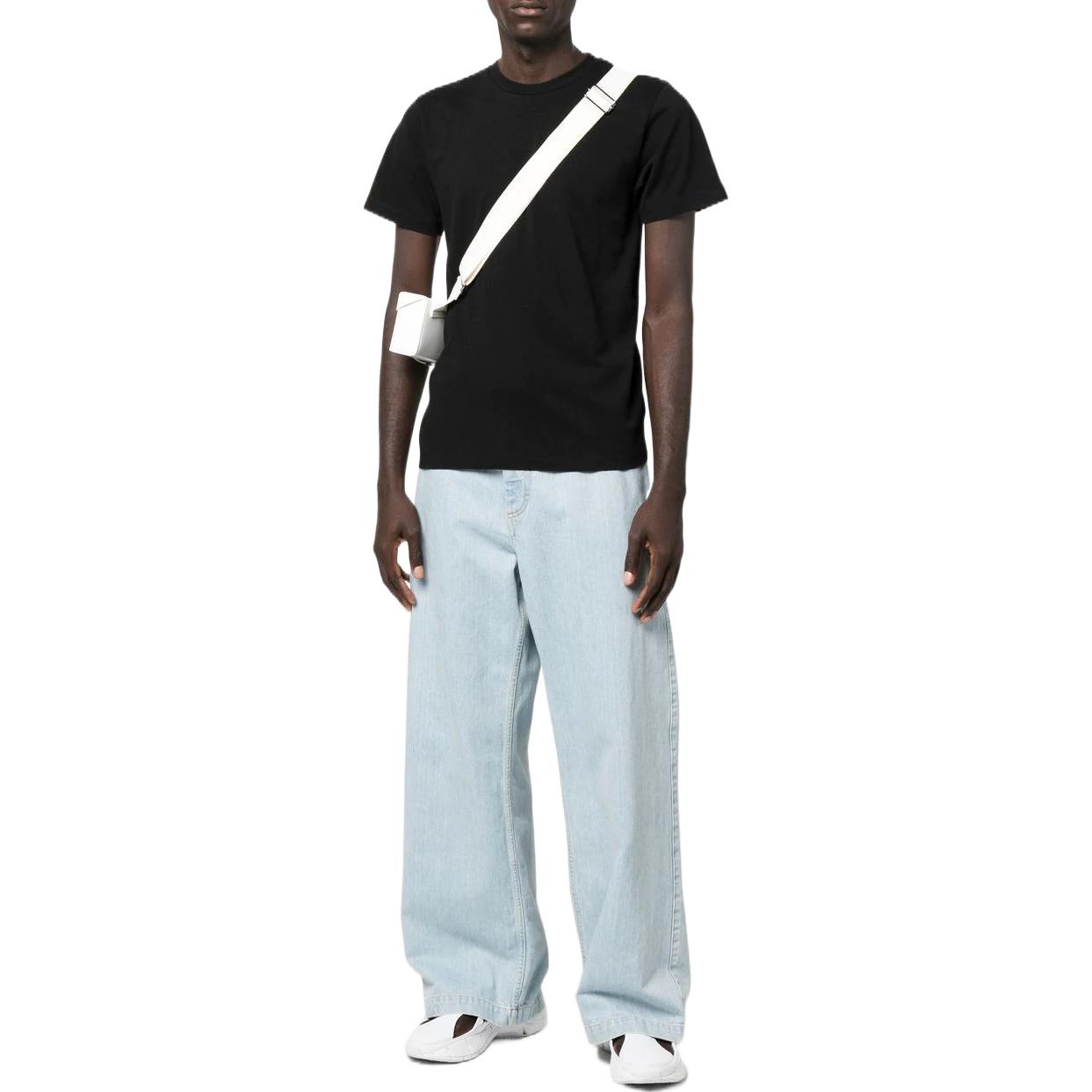 Футболка OFF WHITE Мужская упаковка 3 штуки Черный+Черный+Черный — фото 2