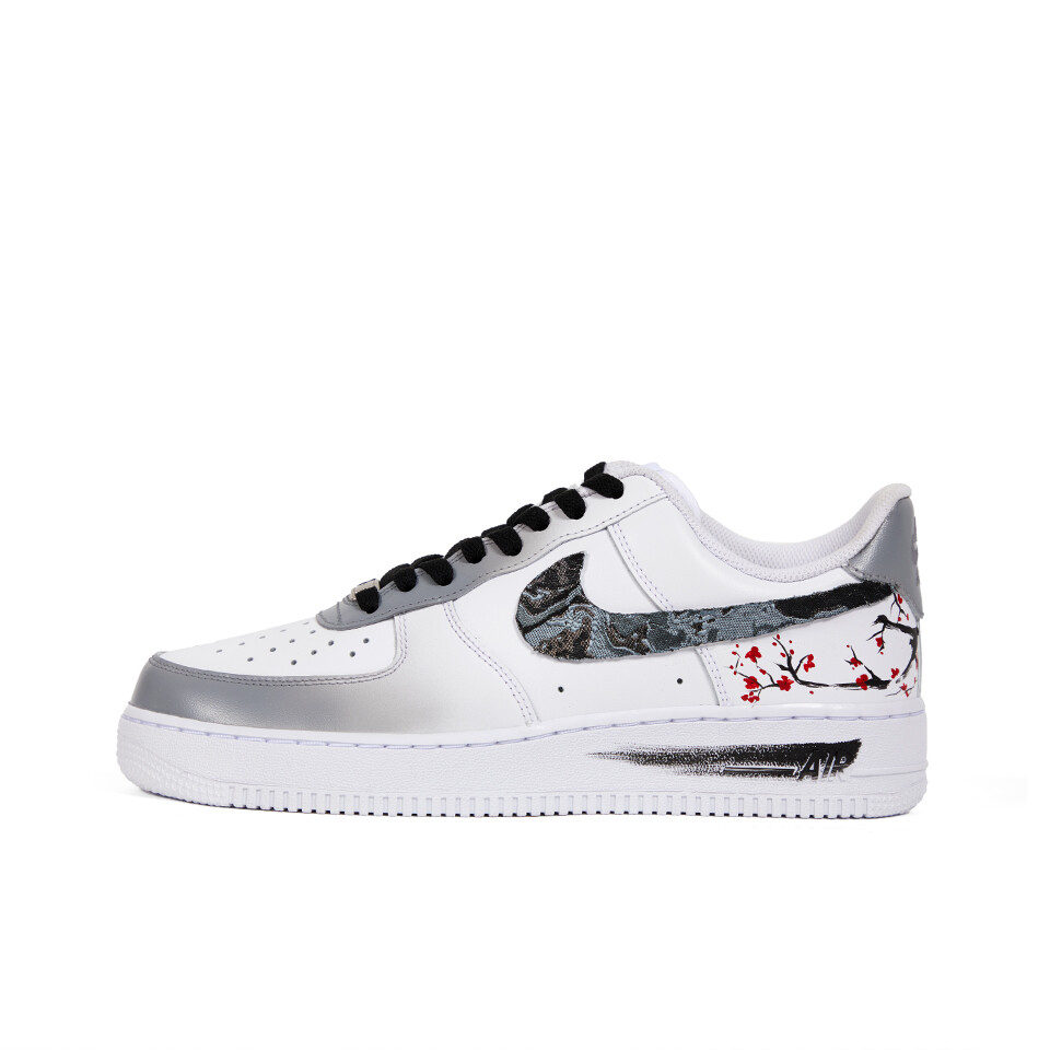 

Кроссовки Nike Air Force 1 Skateboarding Shoes Women's Low-top Gray, серый