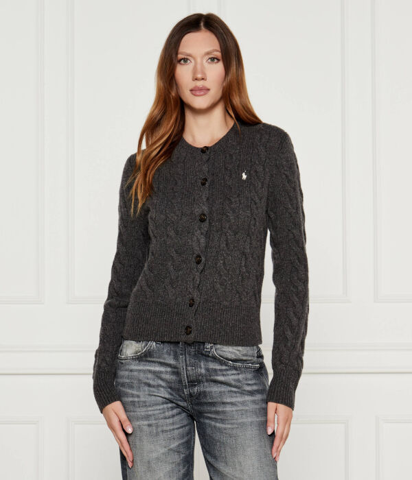 

Шерстяной кардиган Regular fit Polo Ralph Lauren, серый