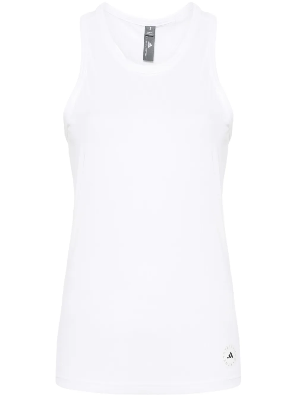 

Топ в рубчик Adidas by Stella McCartney, белый