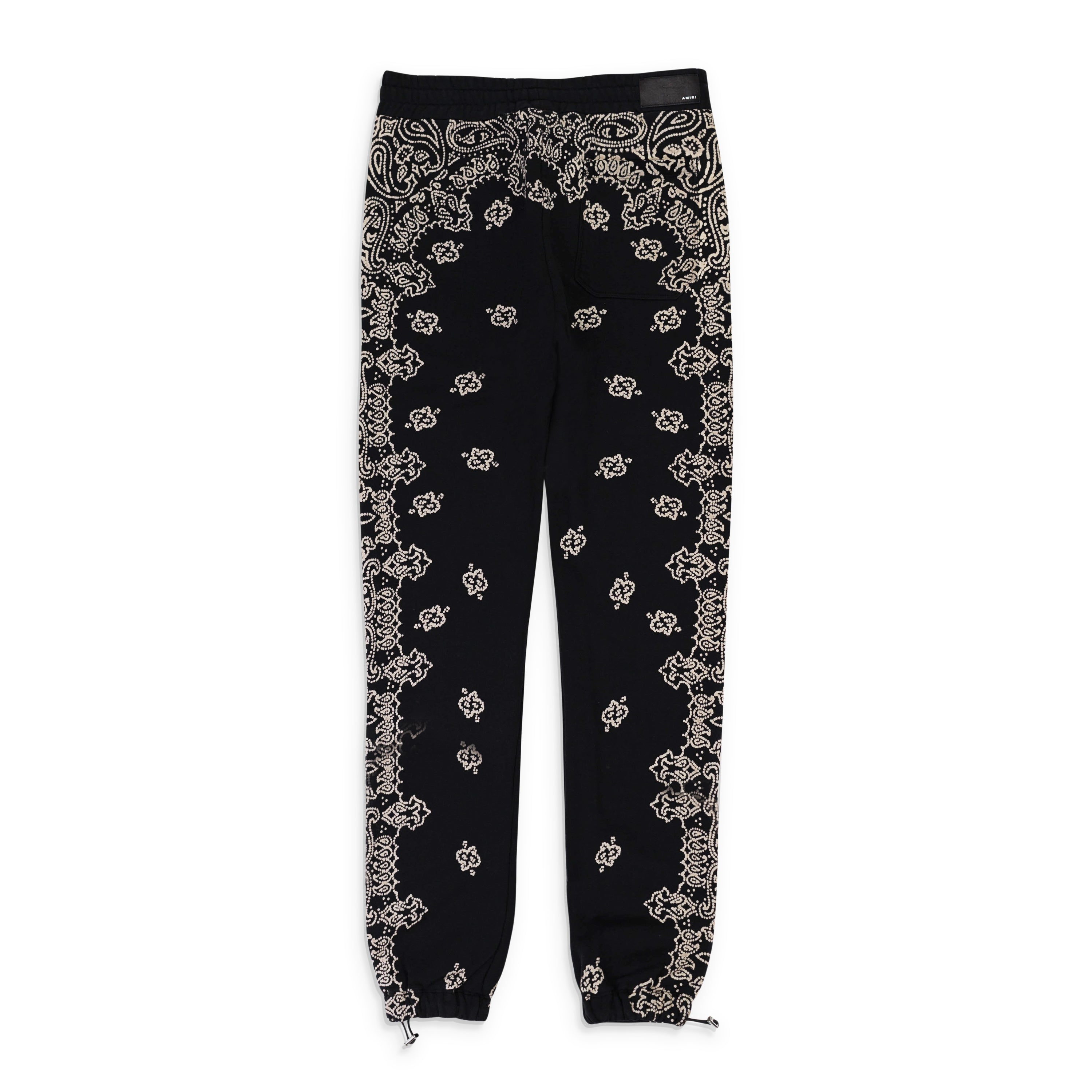 

СПОРТИВНЫЕ БРЮКИ BANDANA BLEACH ЧЕРНОГО ЦВЕТА Amiri