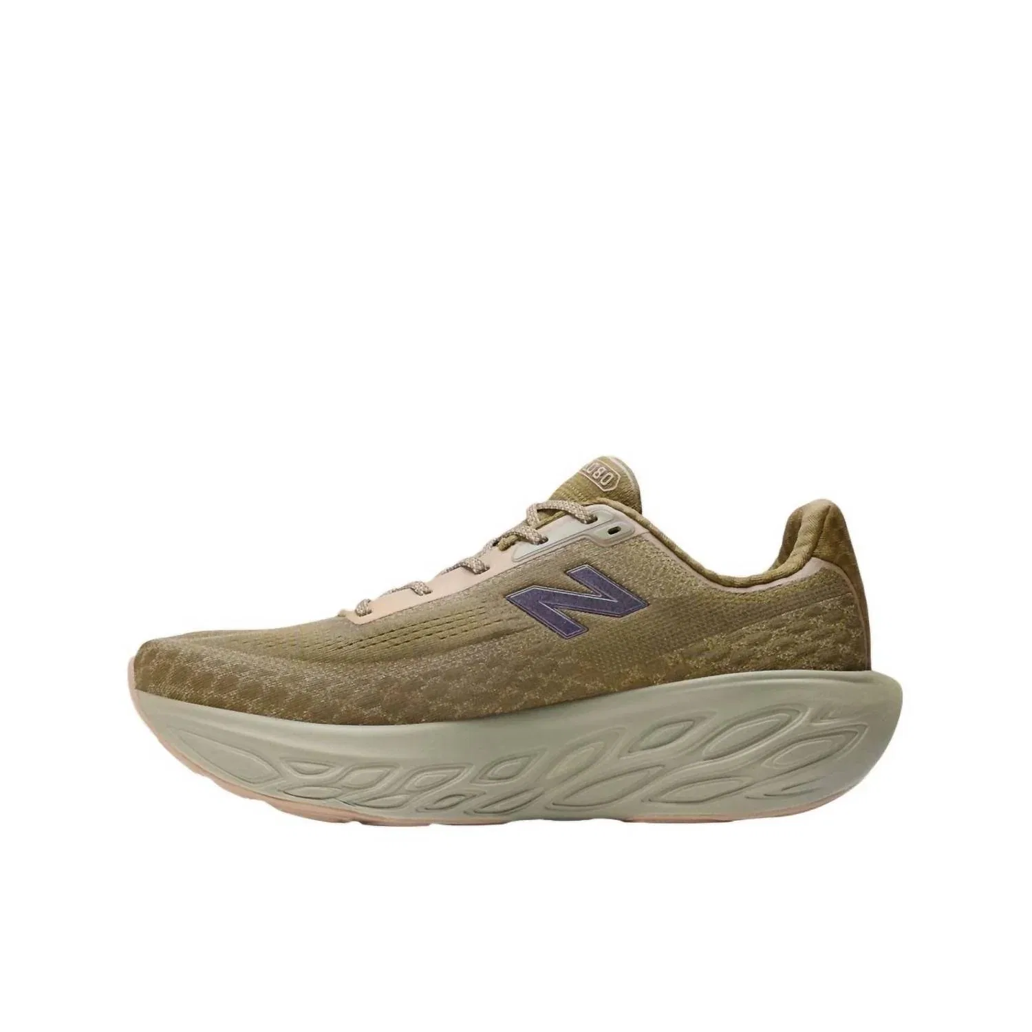 New Balance Мужские беговые кроссовки 1080 Fresh Foam, зелено-серые