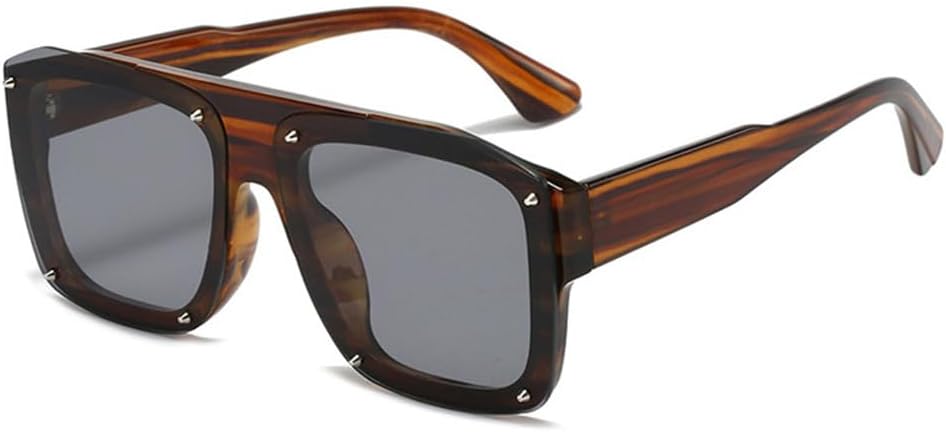 

Солнцезащитные очки UV400 с защитой от УФ-излучения — большие, в стиле панк, черные, с заклепками, для женщин и мужчин, для бега и активного отдыха generic, C4flower-black