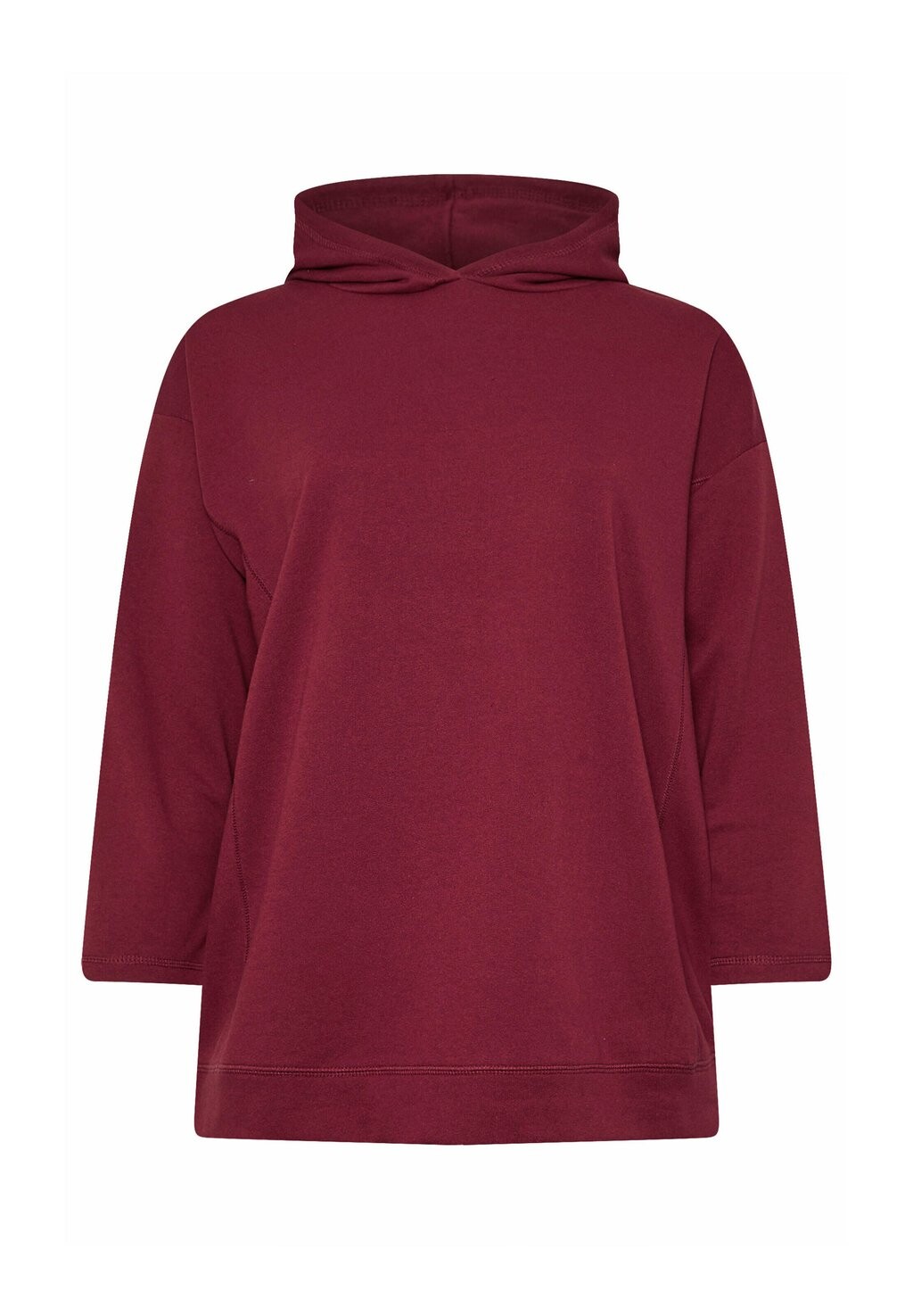 

Толстовка с капюшоном OVERSIZED LONG SLEEVE Yours Clothing, бордовый
