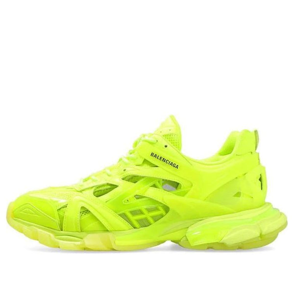 

Кроссовки track 2.0 sneakers 'clear sole neon yellow' Balenciaga, желтый