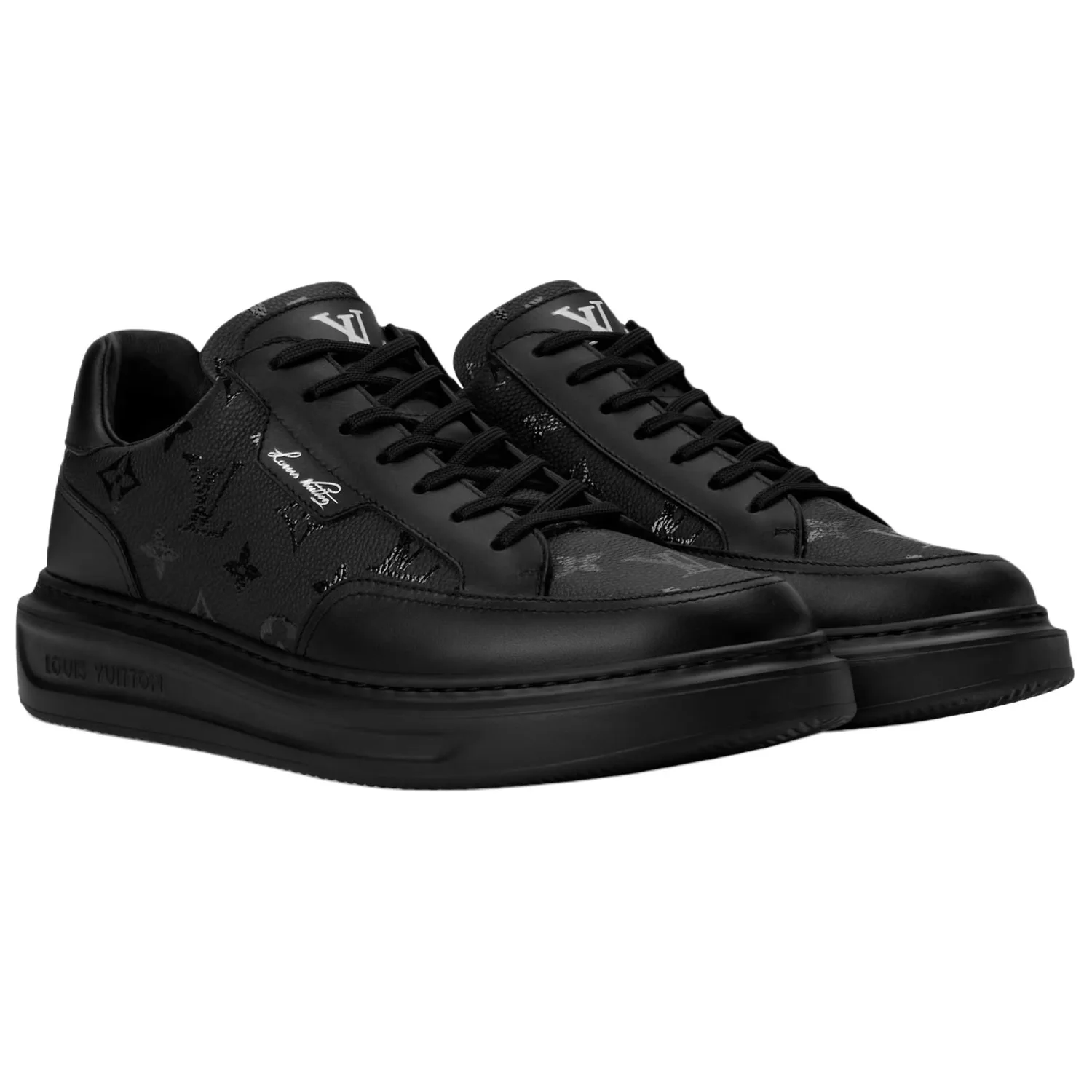 LOUIS VUITTON Кроссовки Beverly Hills Low top мужские черные — фото 3