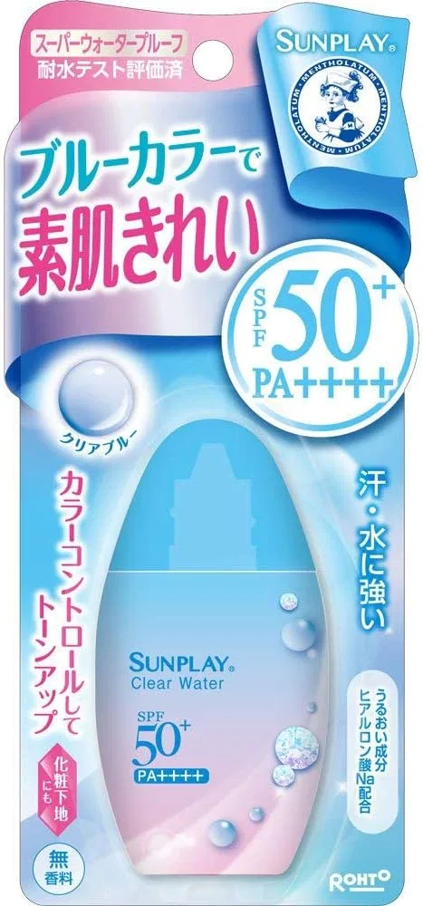 Солнцезащитный лосьон для тонирования кожи MP Sunplay Clear Water SPF50+ 30 мл, набор 3 шт