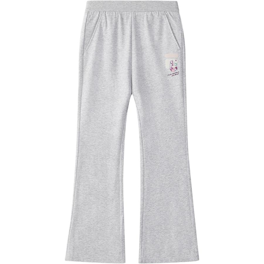 Детские вязаные спортивные штаны rainy silk FILA KIDS, серый/мультиколор — фото 2
