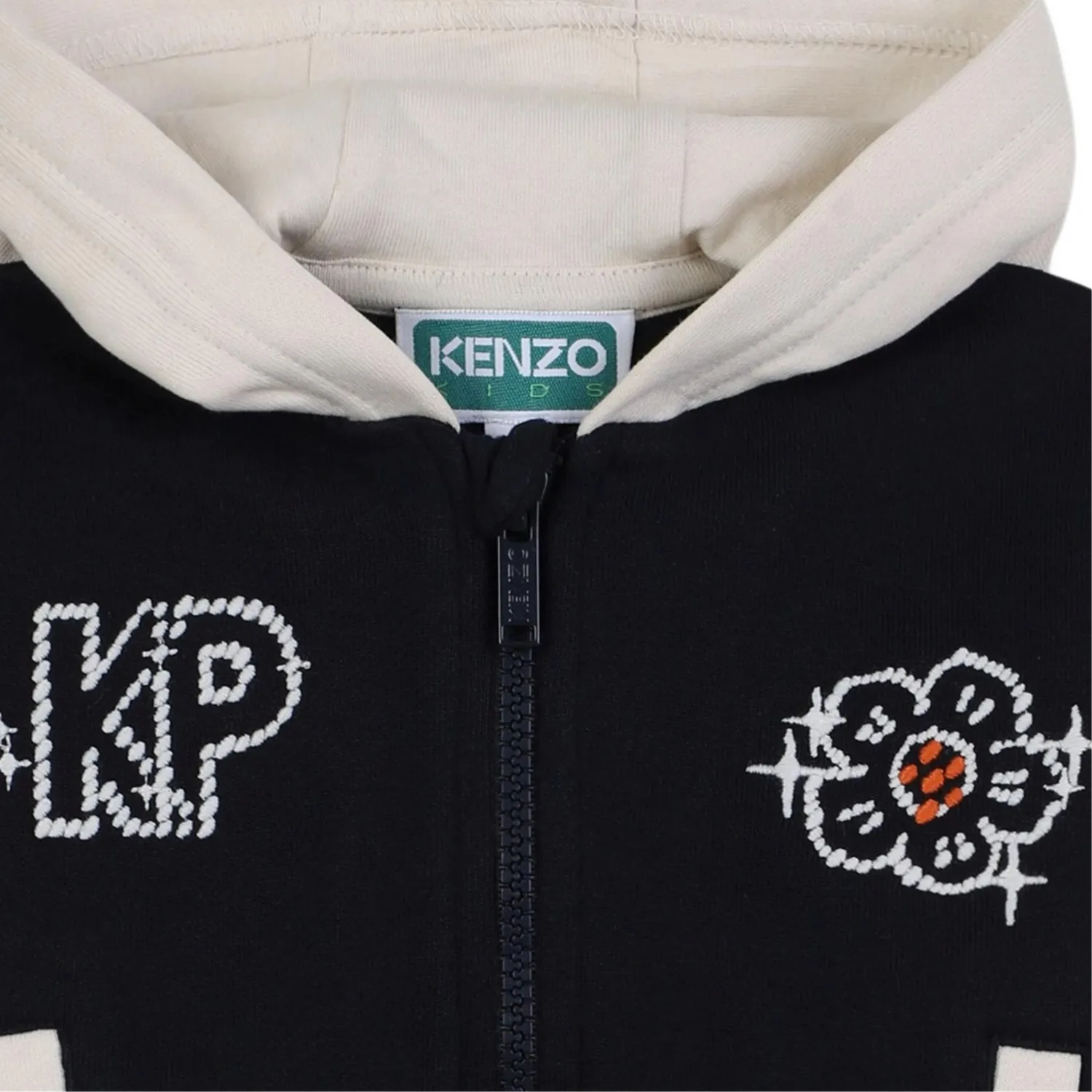 Детская куртка с капюшоном KENZO, морской синий — фото 4