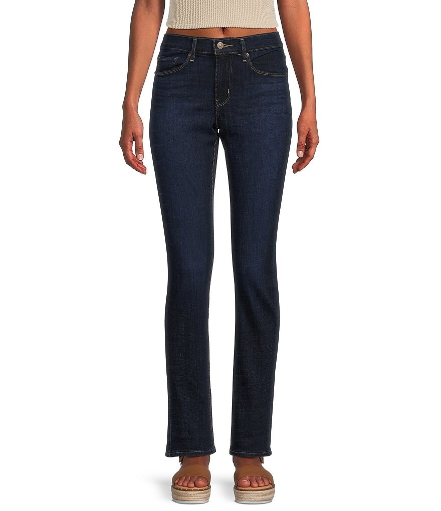 

Классические прямые джинсы Levi's из эластичного денима полной длины, синий